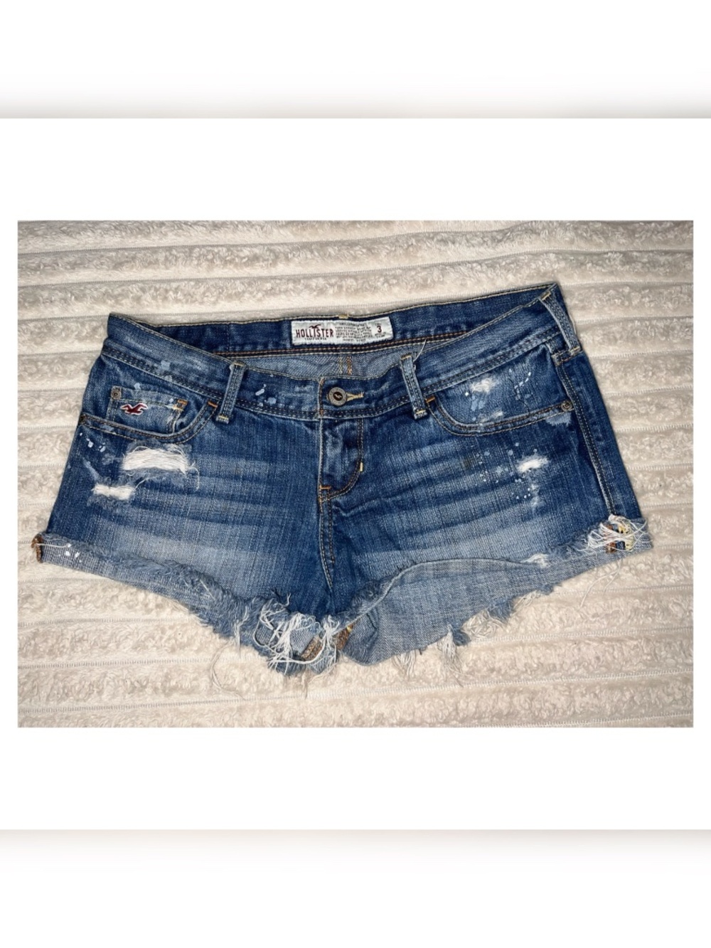 Hollister Paint Splatter Shorts